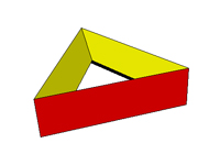 Example of a polyhedron not homeomorphic to a sphere.